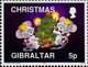 Рождественская марка Гибралтара.