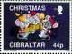 Рождественская марка Гибралтара.